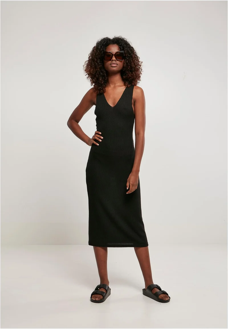 UC Midi Sleeveless Rib Dress
