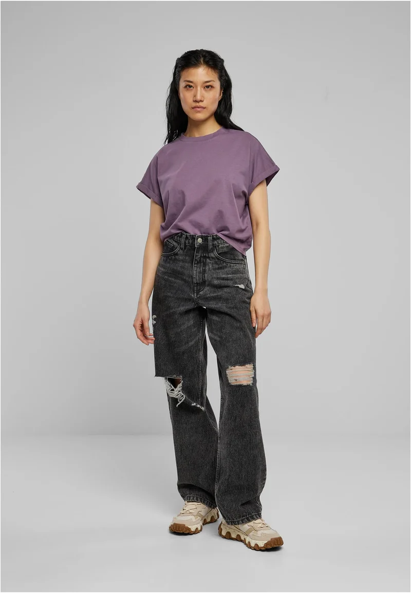 UC Short Pigment Dye Cut On Sleeve Tee