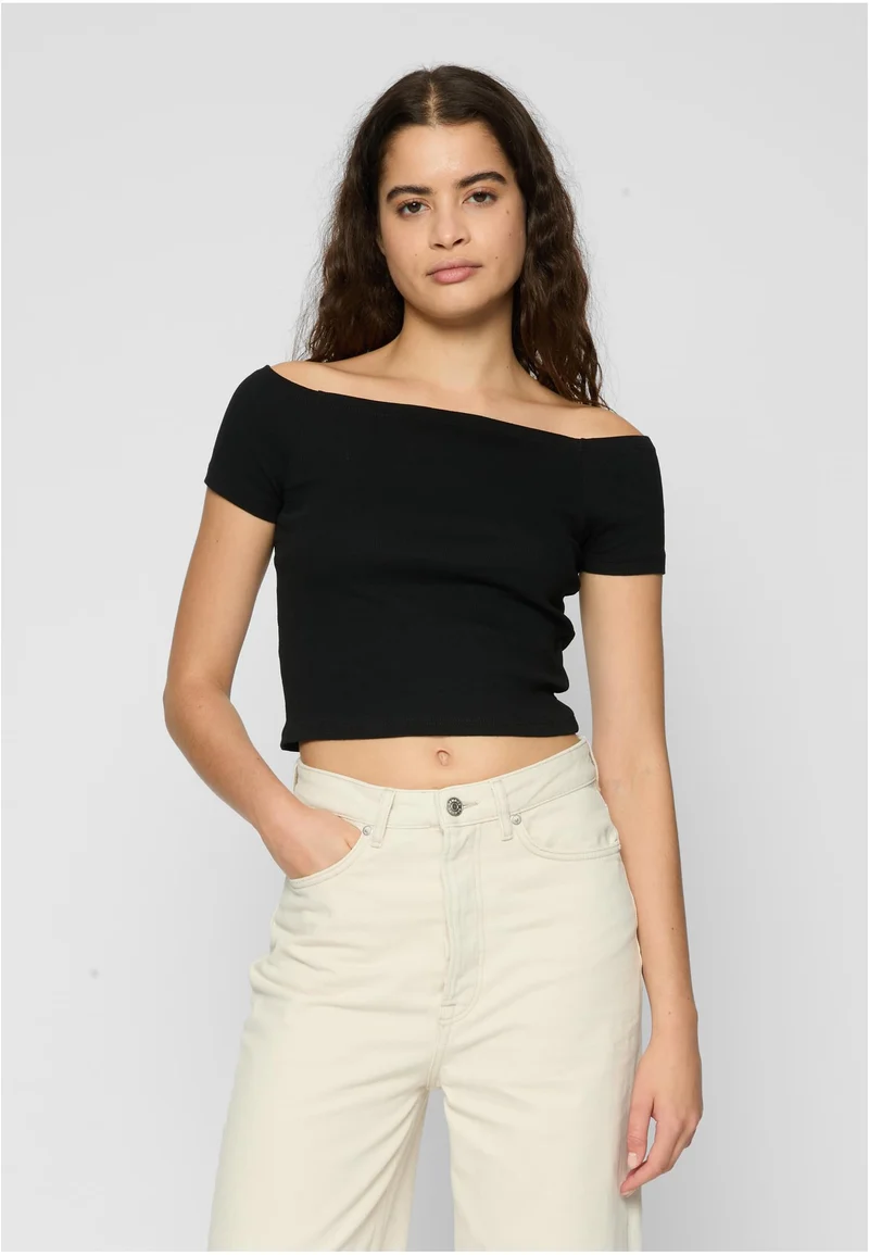 UC Off Shoulder Rib Tee 2-Pack