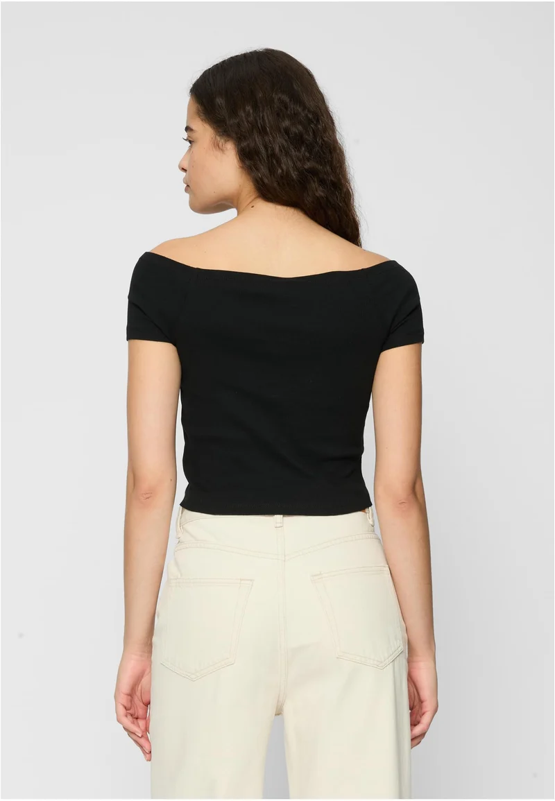 UC Off Shoulder Rib Tee 2-Pack