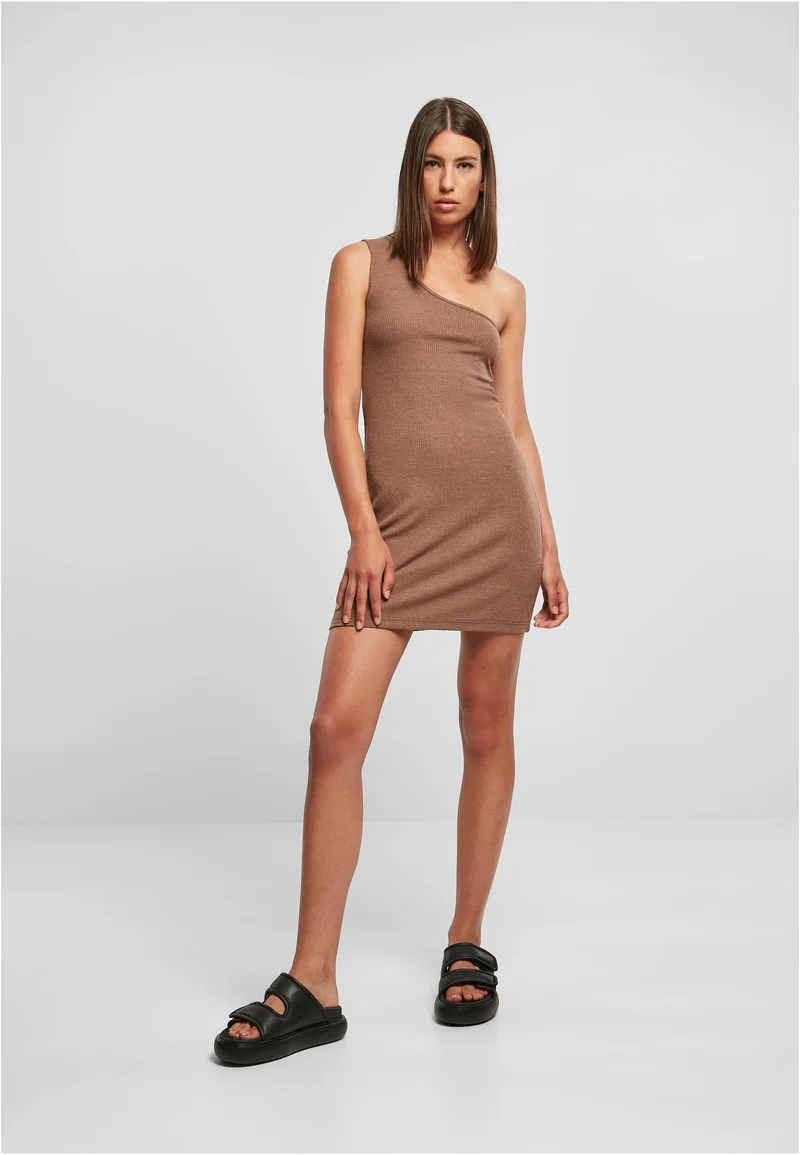 UC Rib One Shoulder Dress