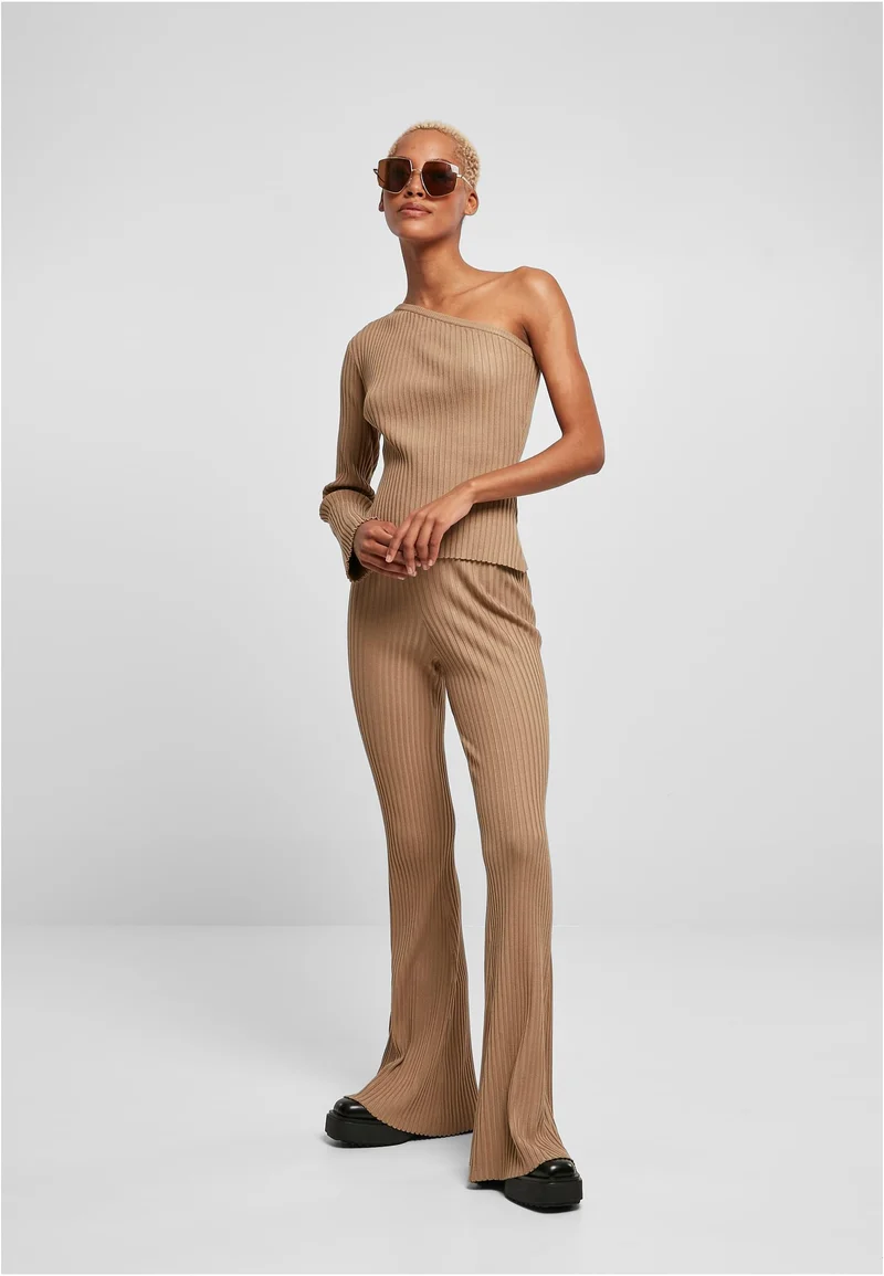 UC Flared Rib Knit Tights