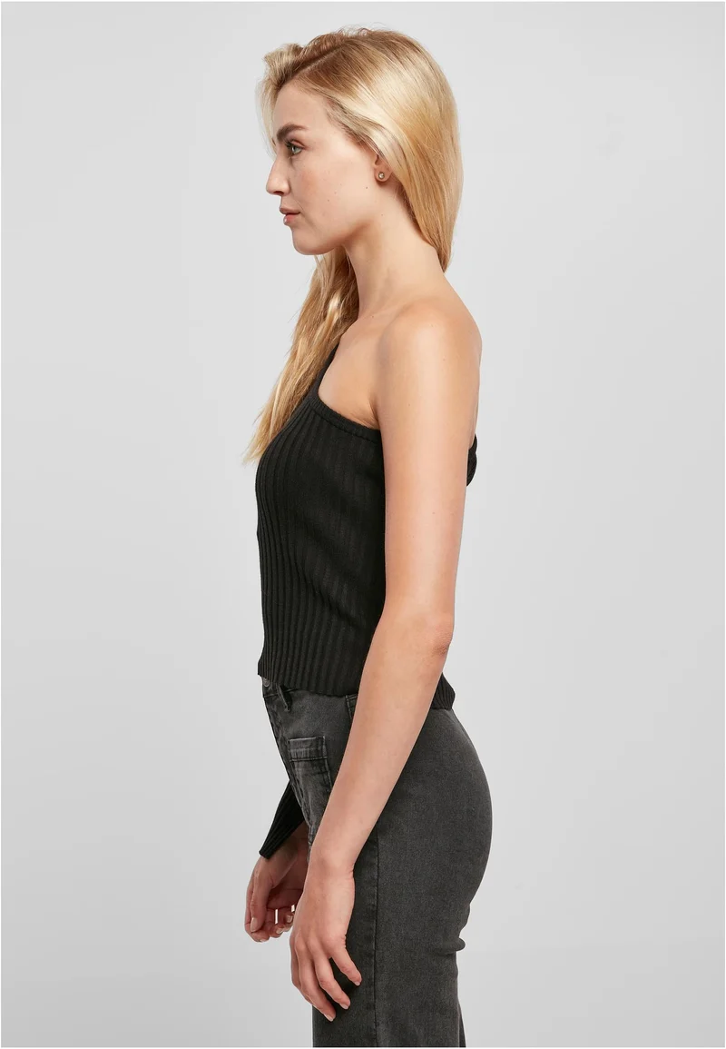 UC Short Rib Knit One Sleeve Sweater