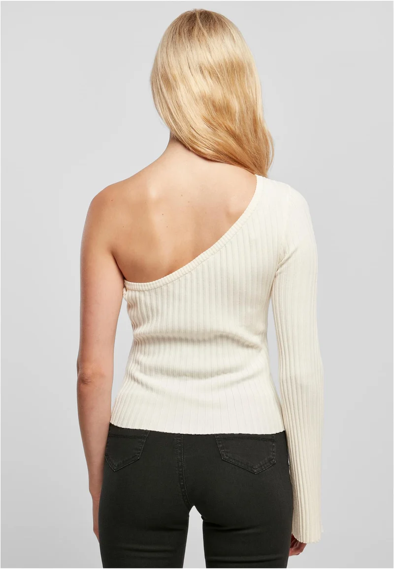 UC Short Rib Knit One Sleeve Sweater