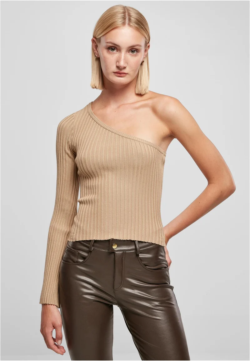 UC Short Rib Knit One Sleeve Sweater