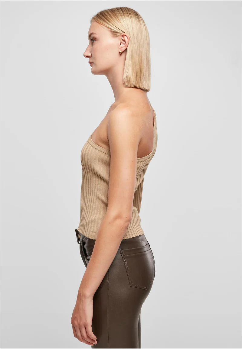 UC Short Rib Knit One Sleeve Sweater