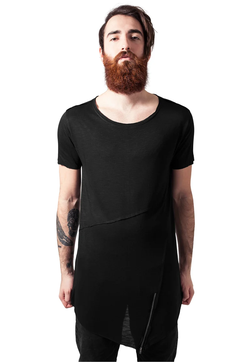 UC Long Open Edge Front Zip Tee