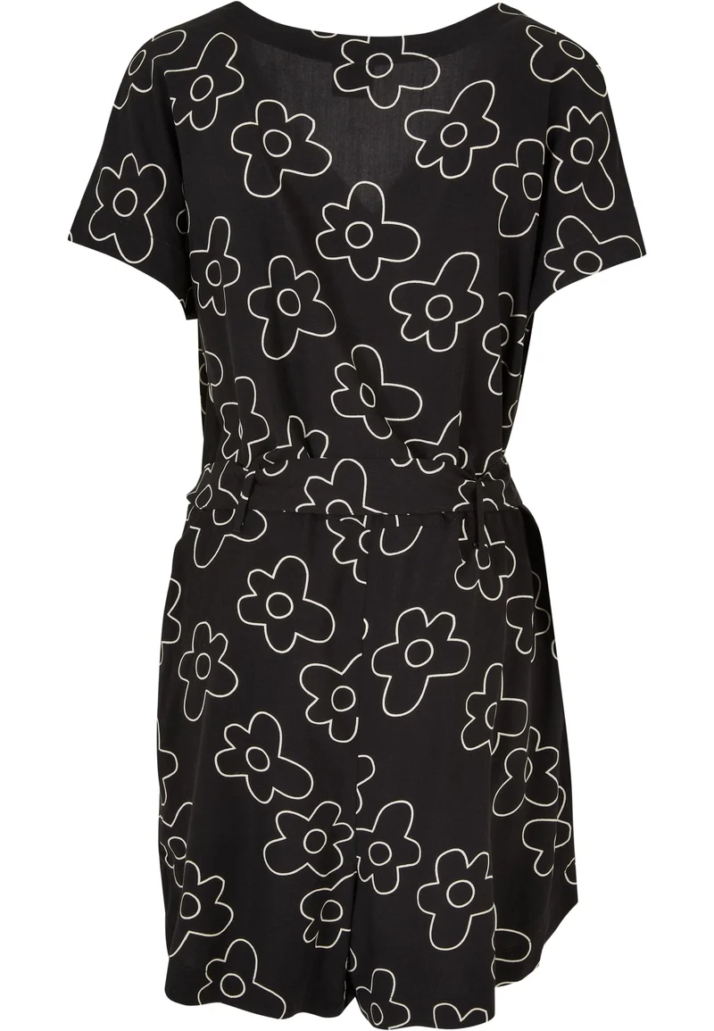 UC Short Viscose Belt Jumpsuit