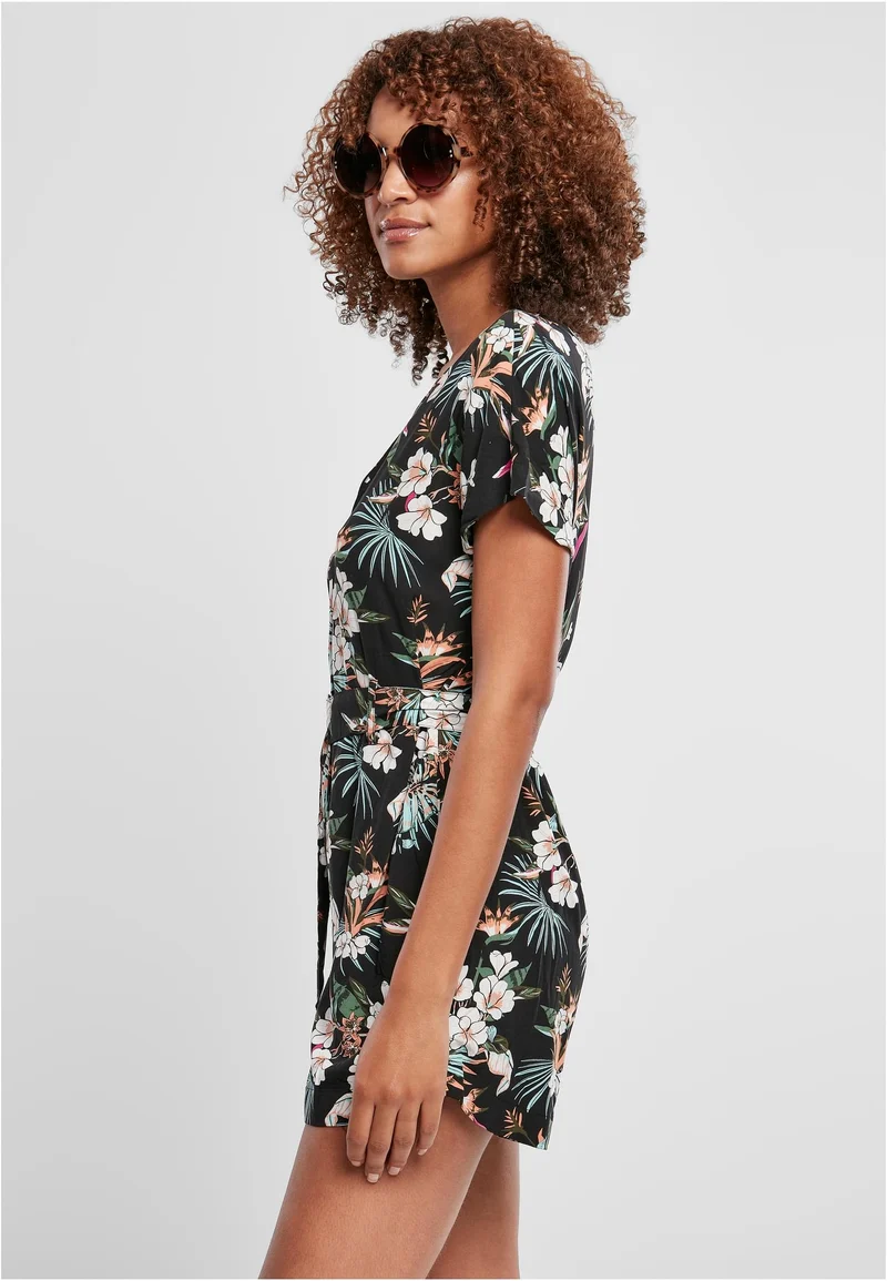 UC Short Viscose Belt Jumpsuit
