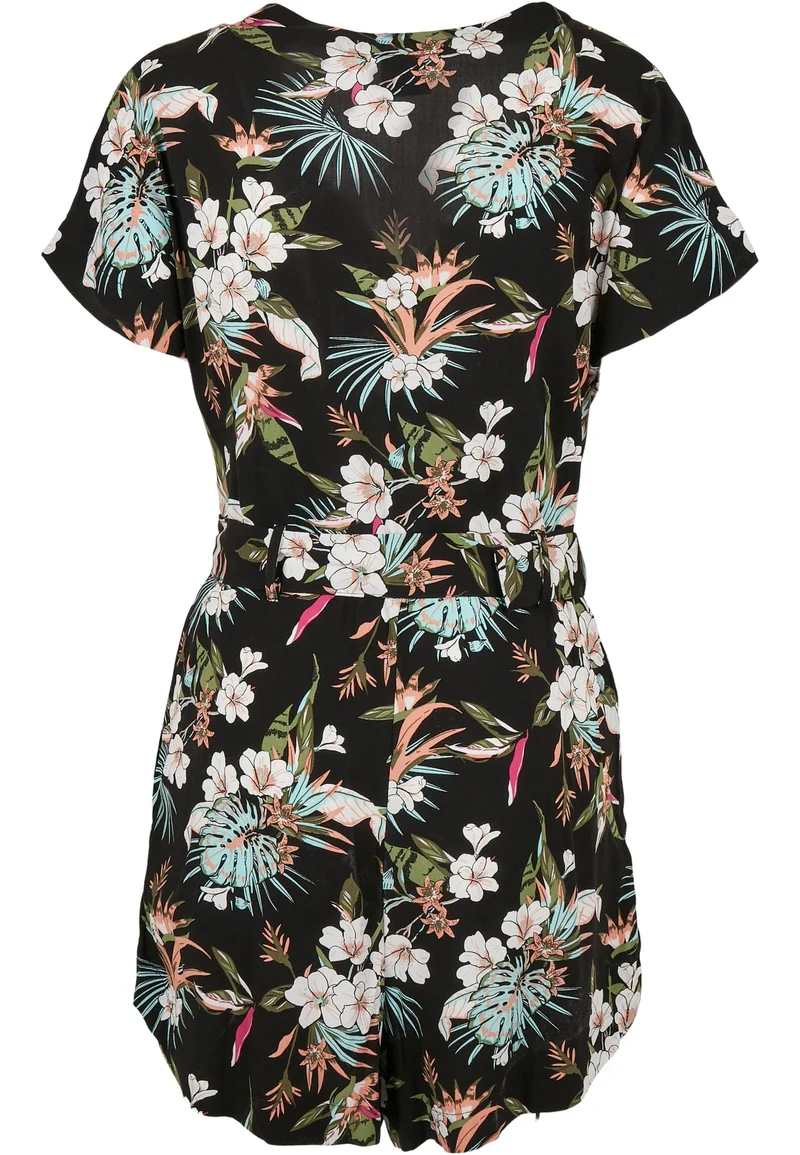 UC Short Viscose Belt Jumpsuit