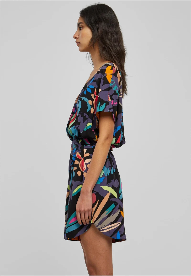 UC Short Viscose Belt Jumpsuit