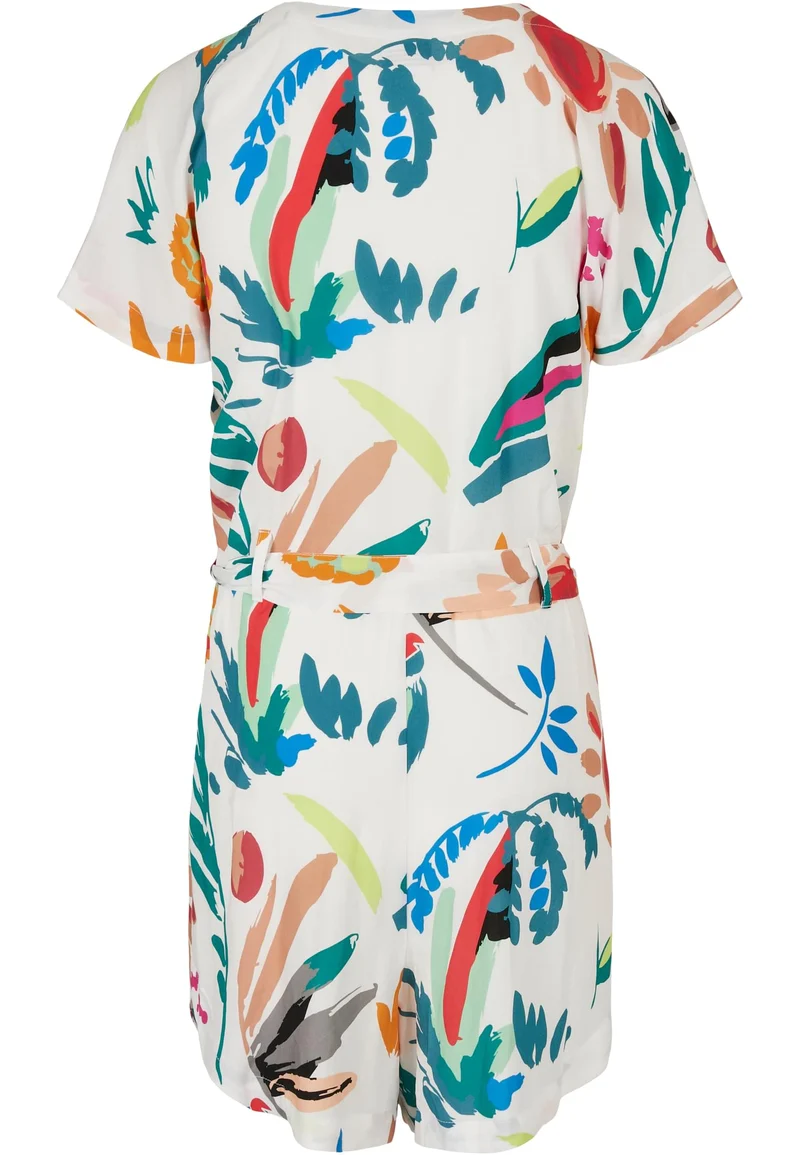UC Short Viscose Belt Jumpsuit