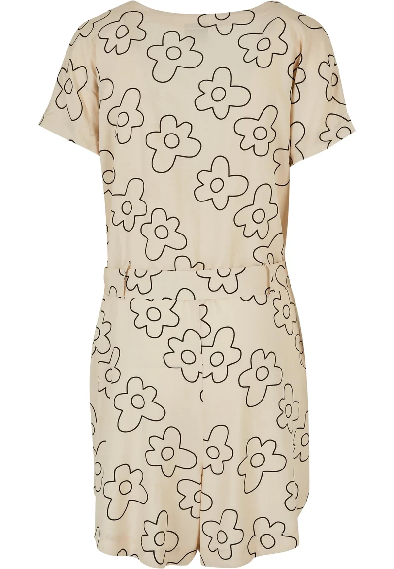 UC Short Viscose Belt Jumpsuit