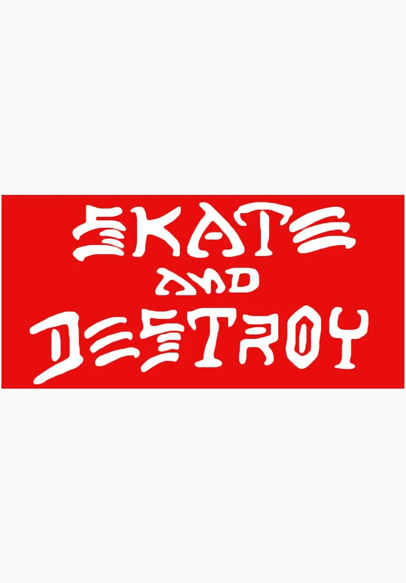 Skate & Destroy Sticker Large