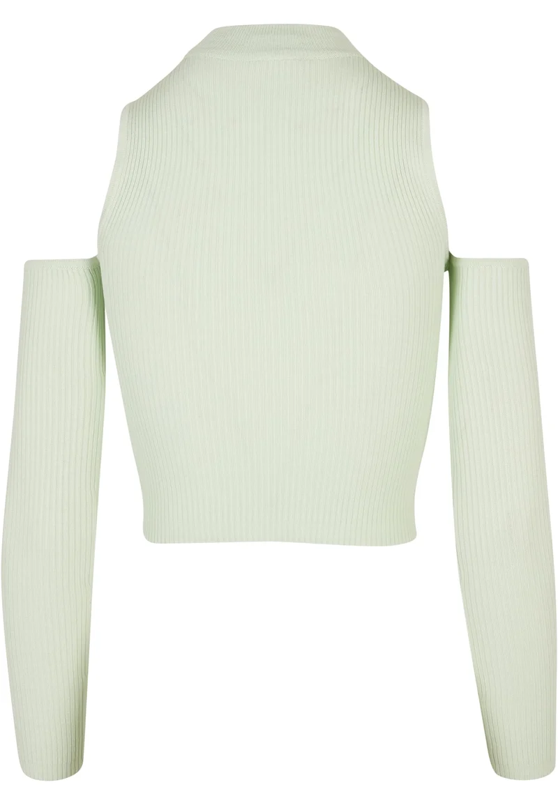 UC Rib Knit Cut Out Sleeve Longsleeve