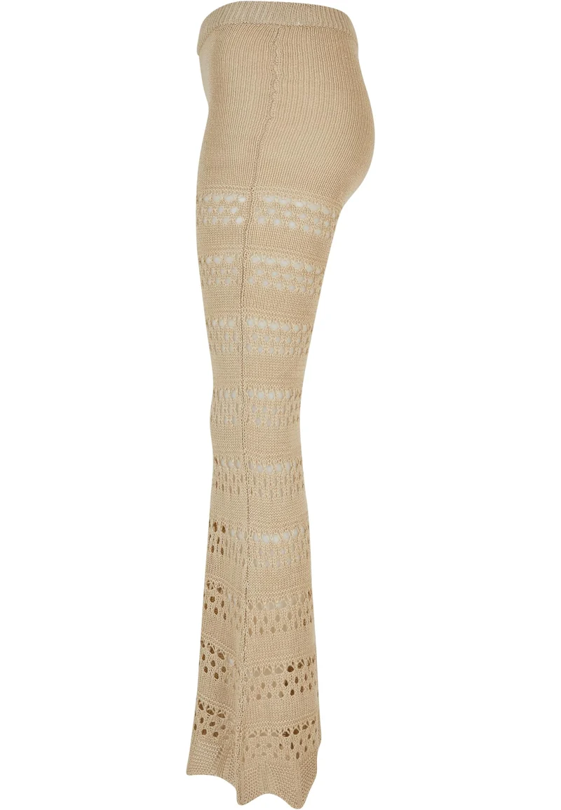 UC Flared Crochet Knit Tights