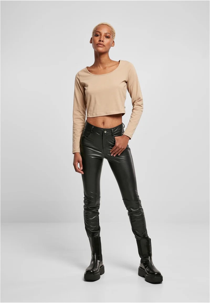 UC Organic Wide Neck Cropped Longsleeve