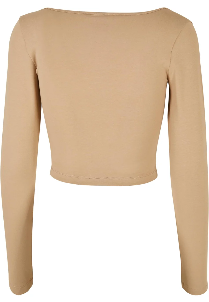 UC Organic Wide Neck Cropped Longsleeve