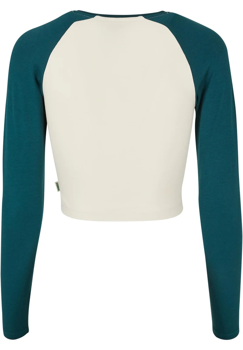 UC Organic Cropped Retro Baseball Longsleeve