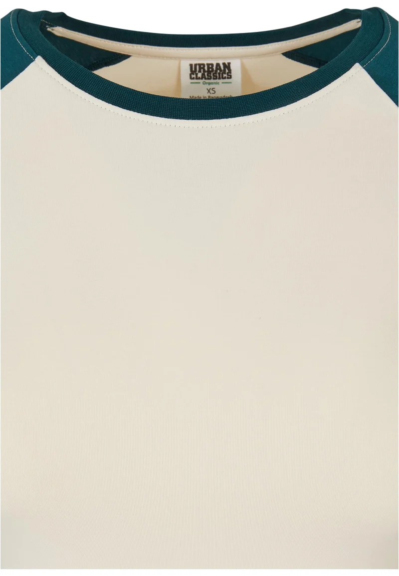 UC Organic Cropped Retro Baseball Longsleeve