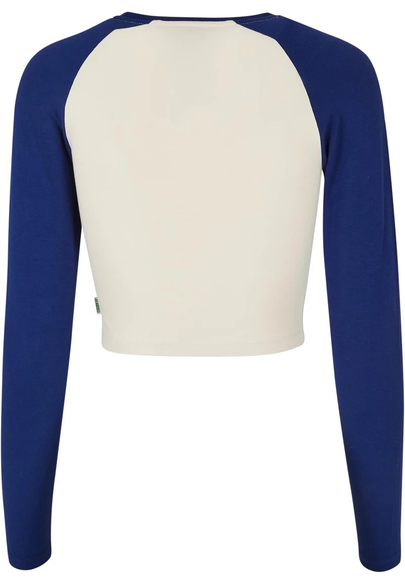 UC Organic Cropped Retro Baseball Longsleeve