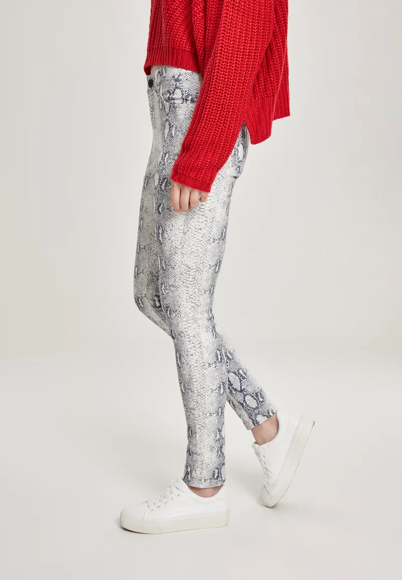UC Animal Stretch Twill Skinny Pants