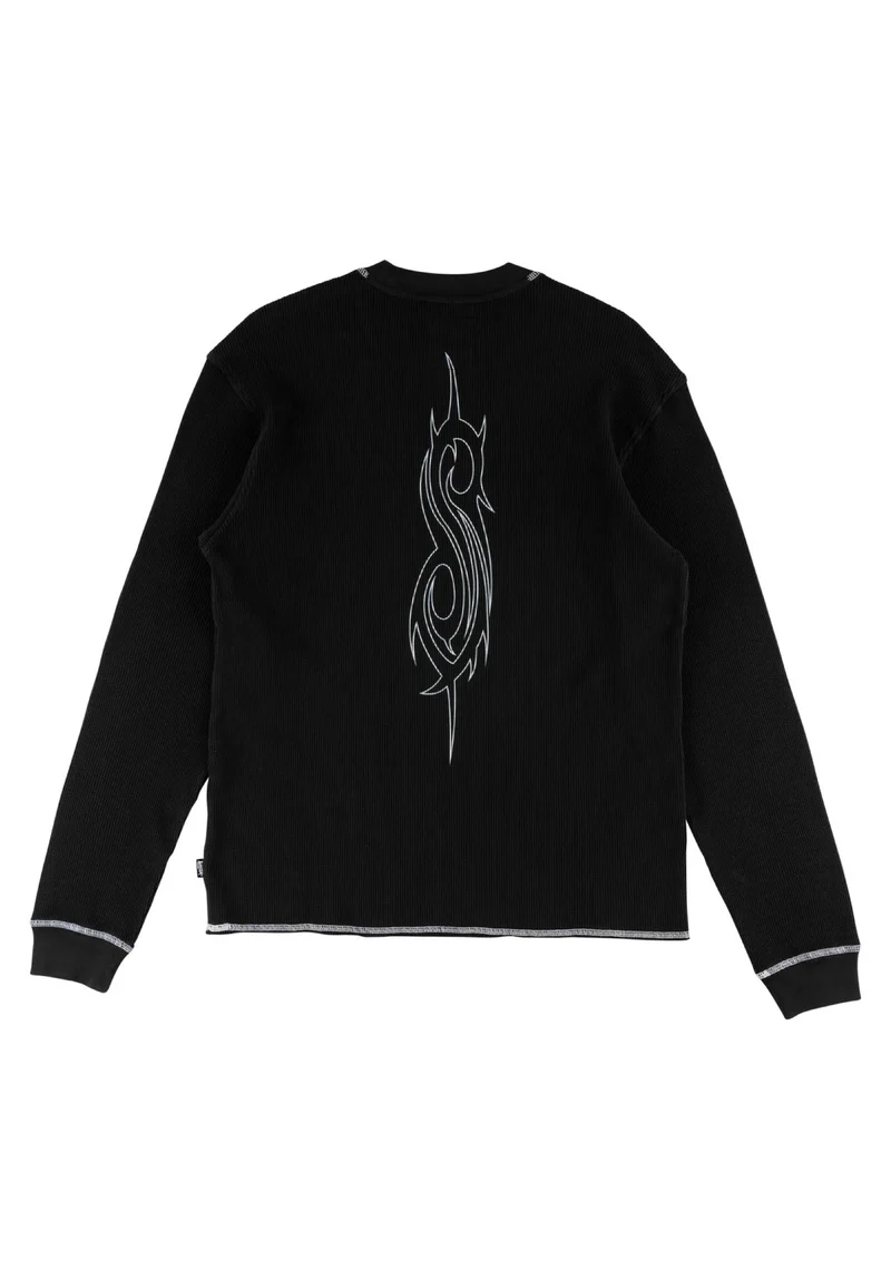 x Slipknot Masks Boxy Contrast Stitch Thermal