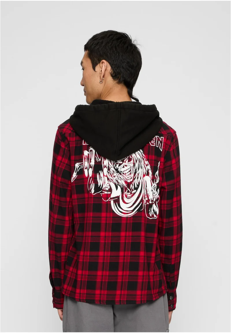 B Iron Maiden Checkshirt Sweathood Eddy