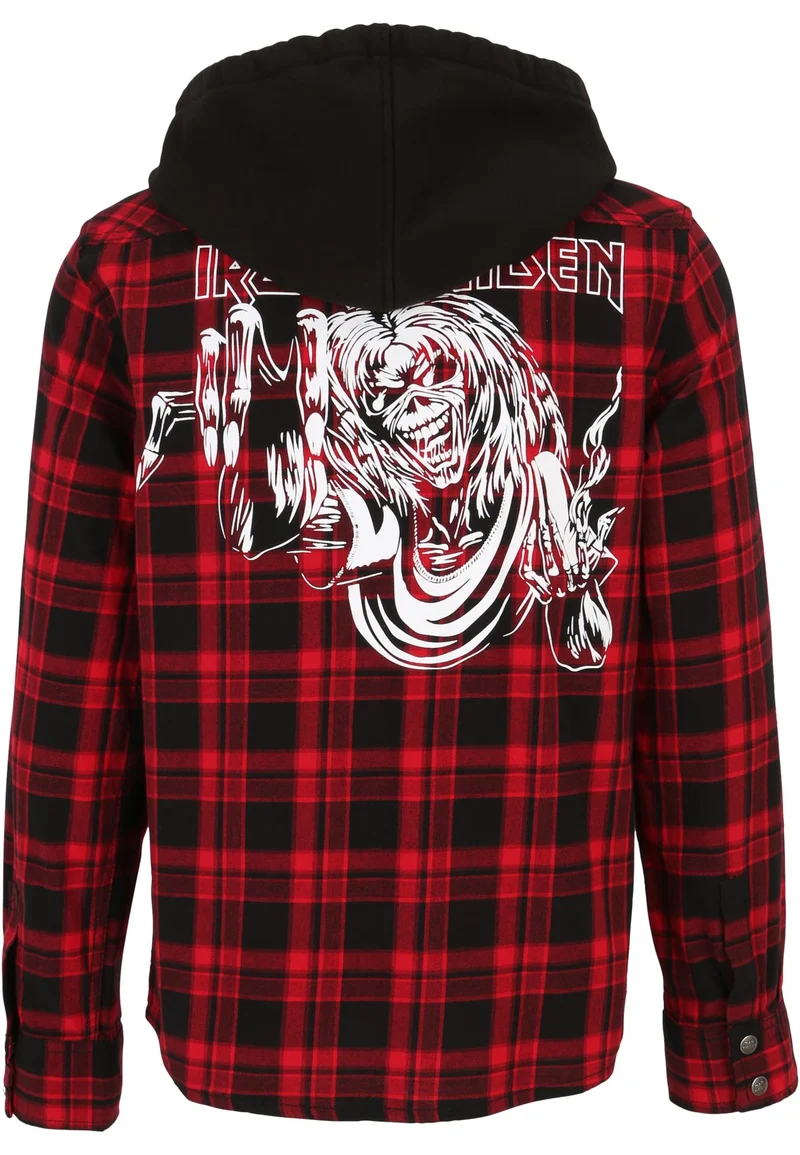 B Iron Maiden Checkshirt Sweathood Eddy
