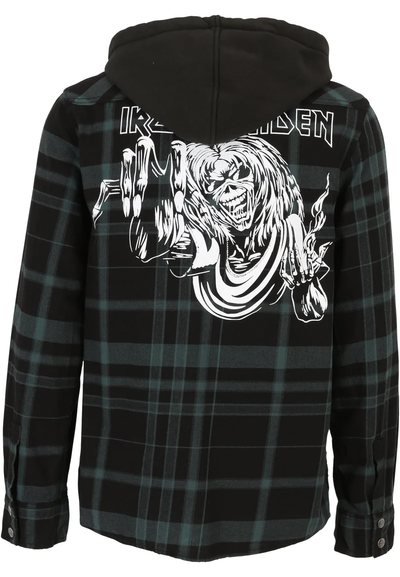 B Iron Maiden Checkshirt Sweathood Eddy