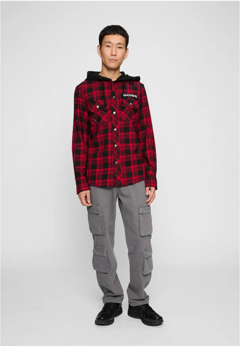 B Iron Maiden Checkshirt Sweathood Eddy