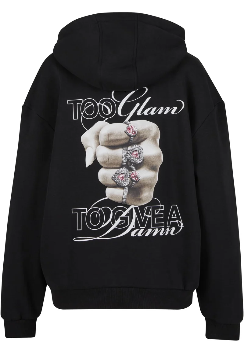 MT Give A Damn Ladies Fluffy Hoody