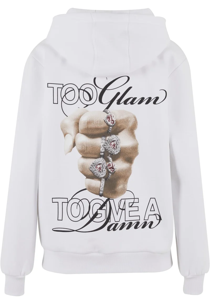 MT Give A Damn Ladies Fluffy Hoody