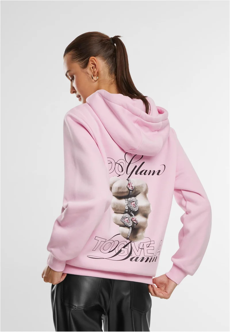MT Give A Damn Ladies Fluffy Hoody