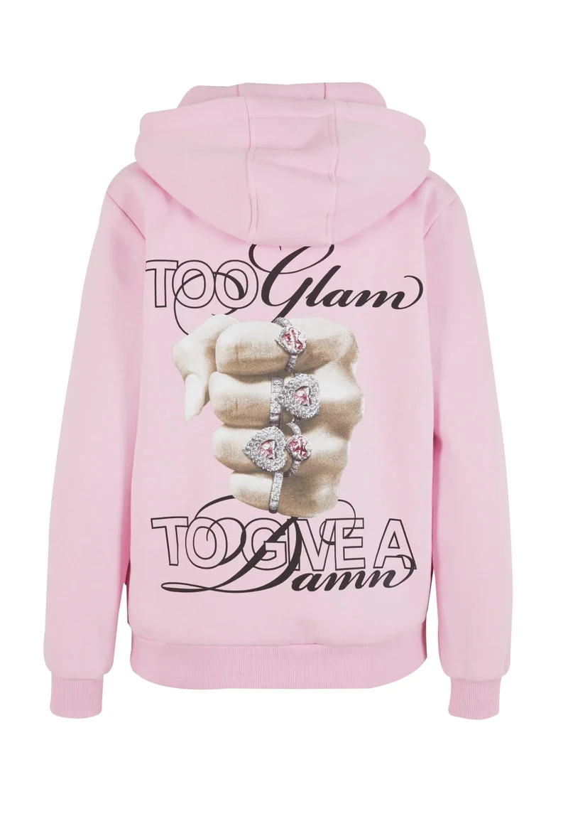 MT Give A Damn Ladies Fluffy Hoody