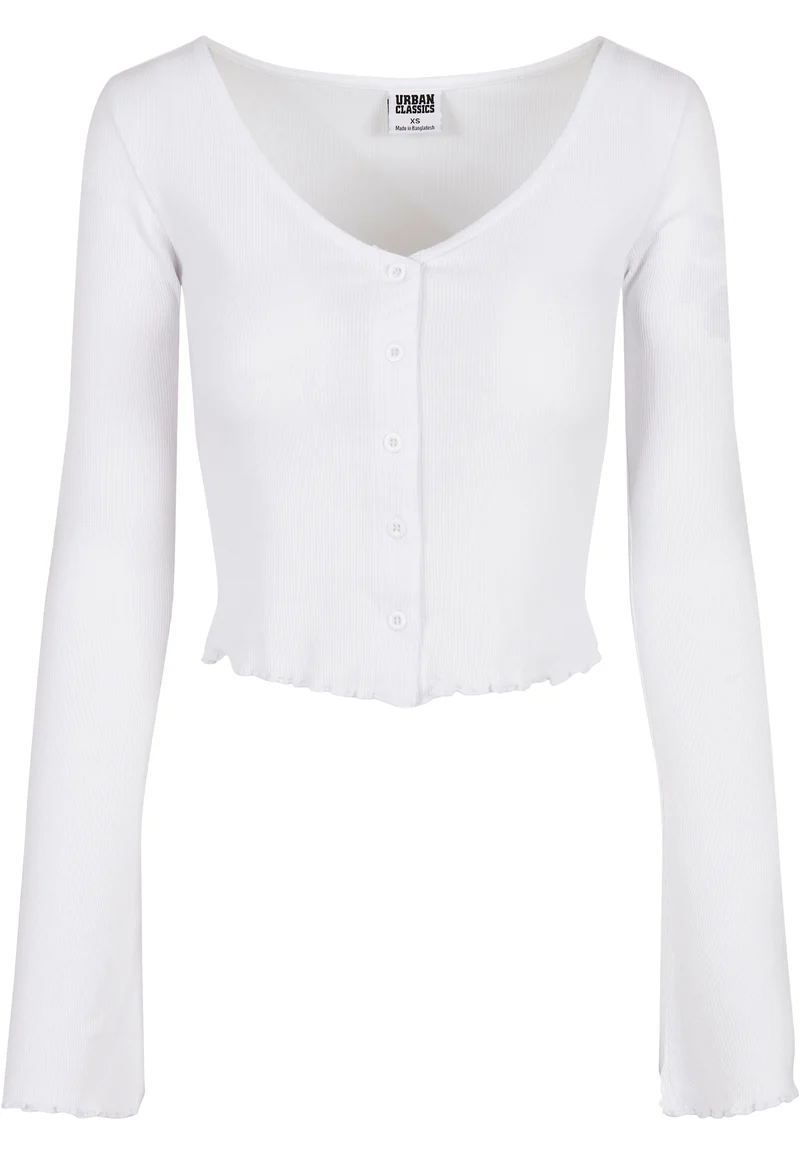 UC Cropped Rib Cardigan