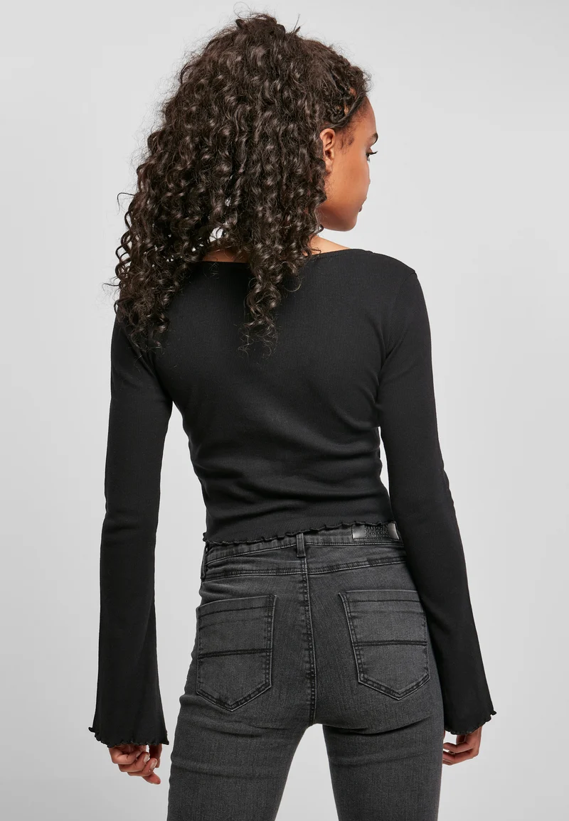 UC Cropped Rib Cardigan