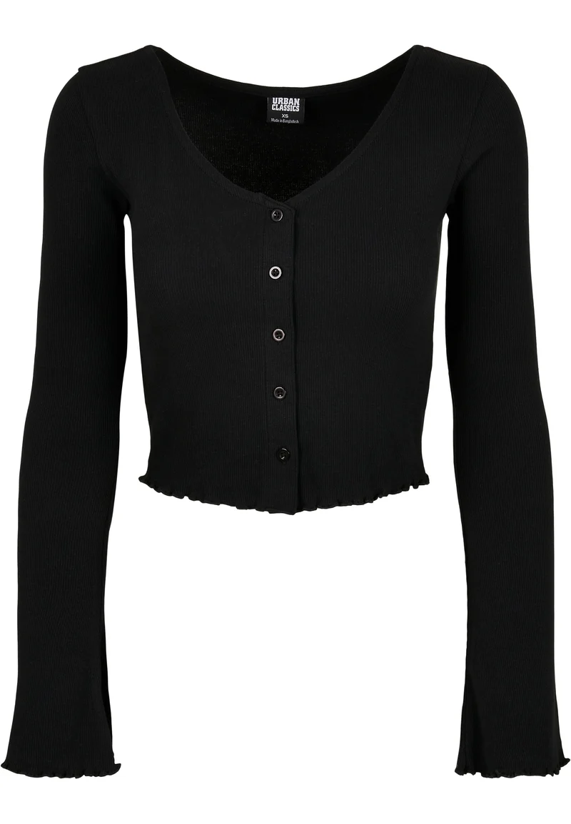UC Cropped Rib Cardigan