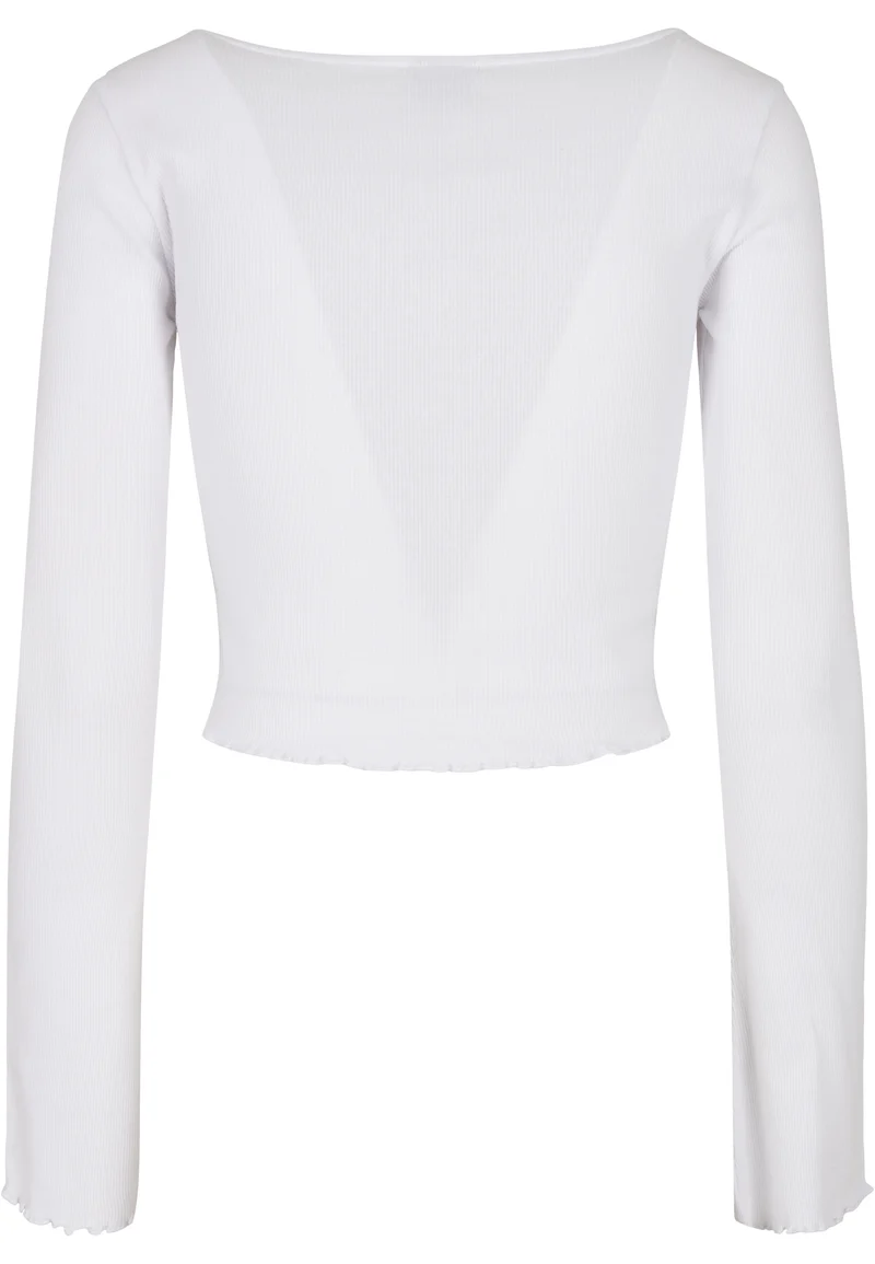 UC Cropped Rib Cardigan