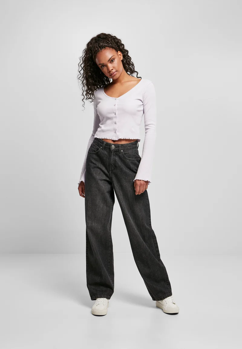 UC Cropped Rib Cardigan