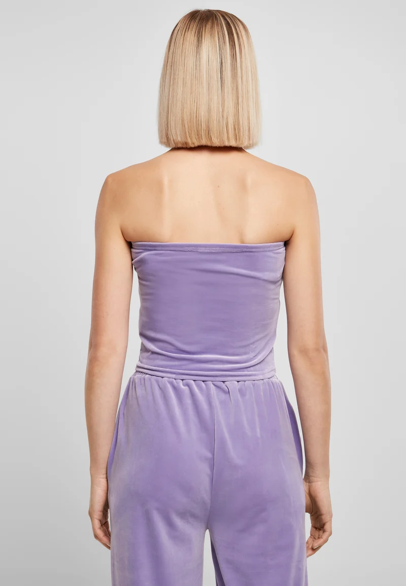 UC Short Velvet Tube Top