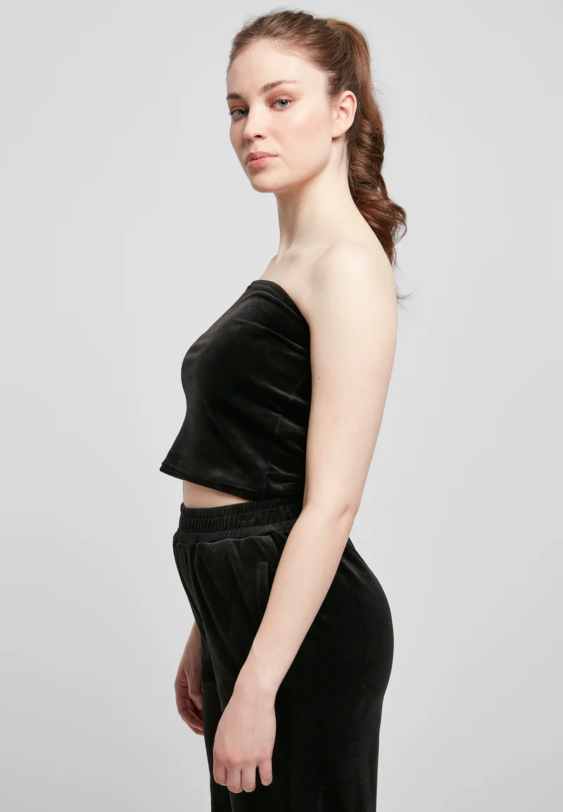 UC Short Velvet Tube Top