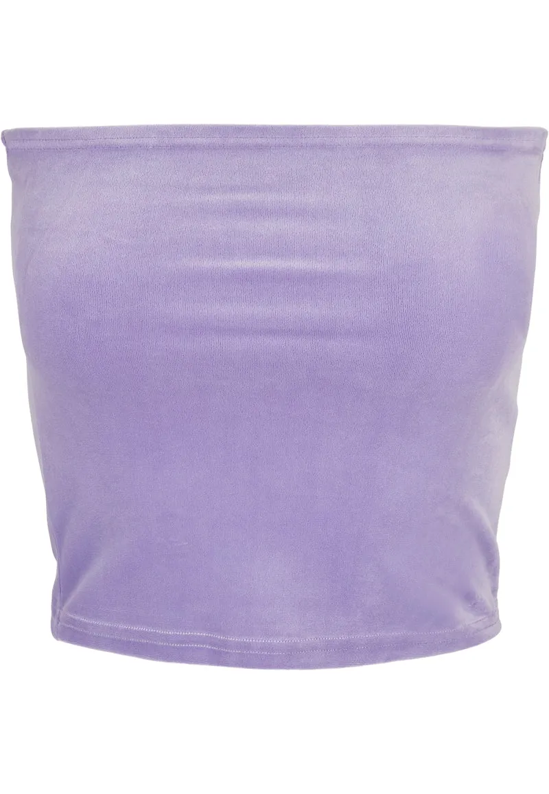 UC Short Velvet Tube Top