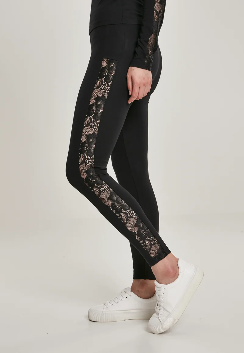 UC Lace Striped Tights