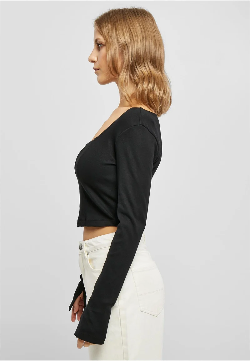 UC Short Rib Corsage Longsleeve