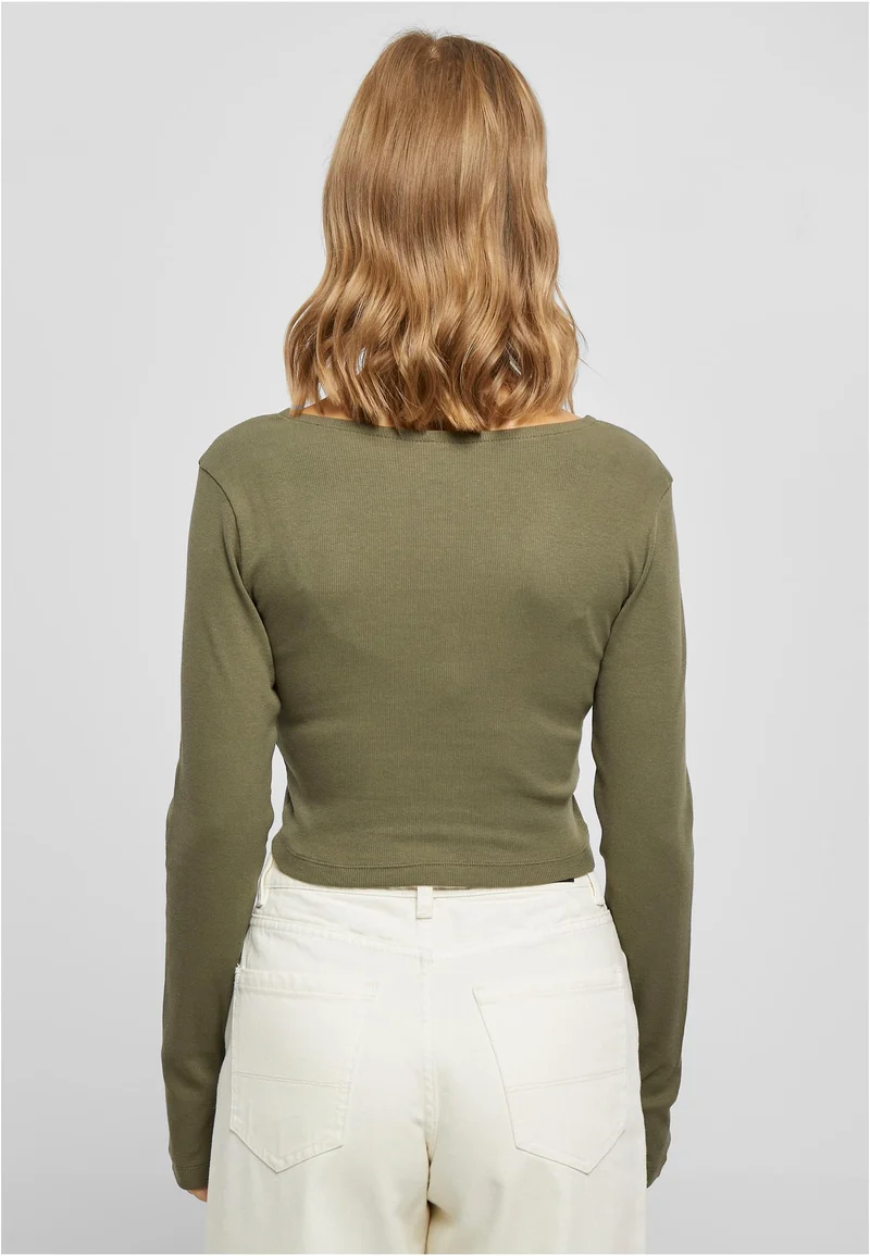 UC Short Rib Corsage Longsleeve
