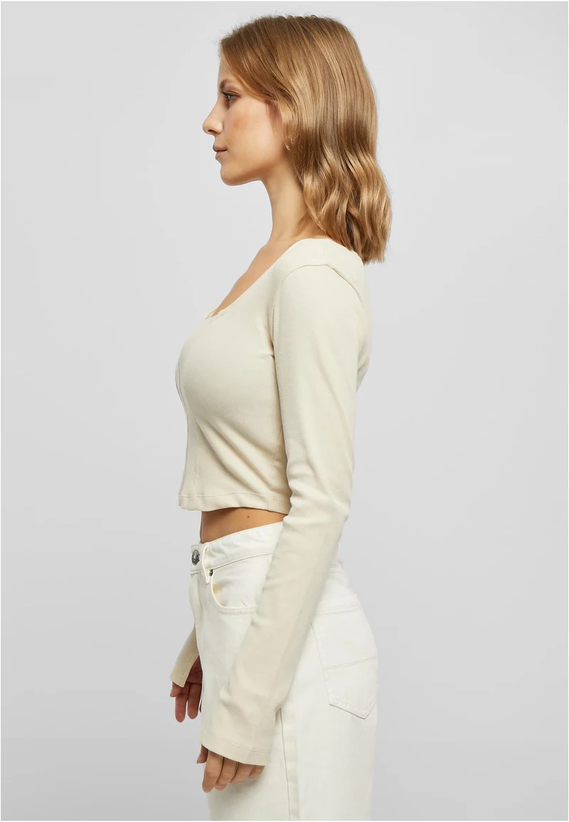 UC Short Rib Corsage Longsleeve