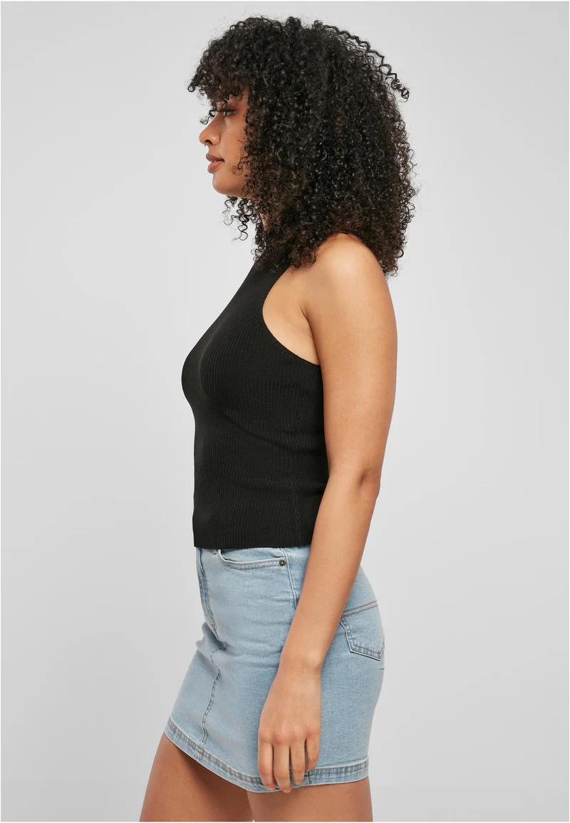 UC Short Rib Knit Turtleneck Top