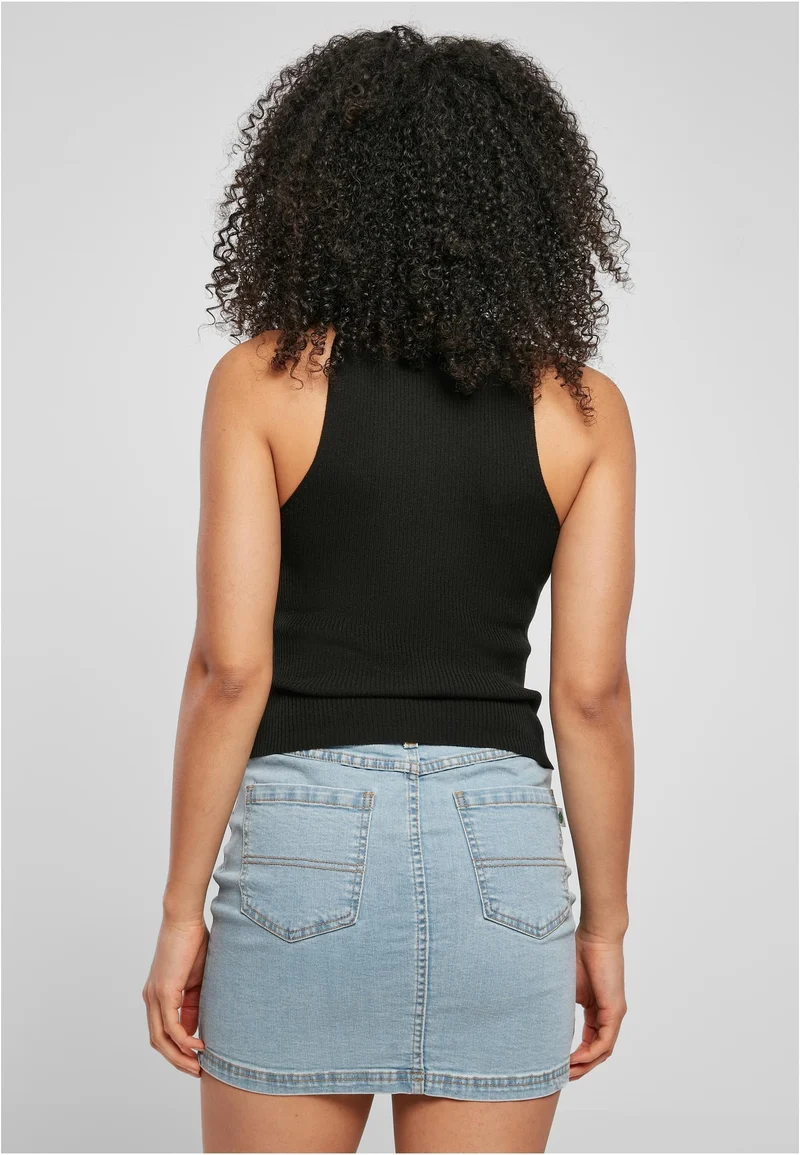 UC Short Rib Knit Turtleneck Top