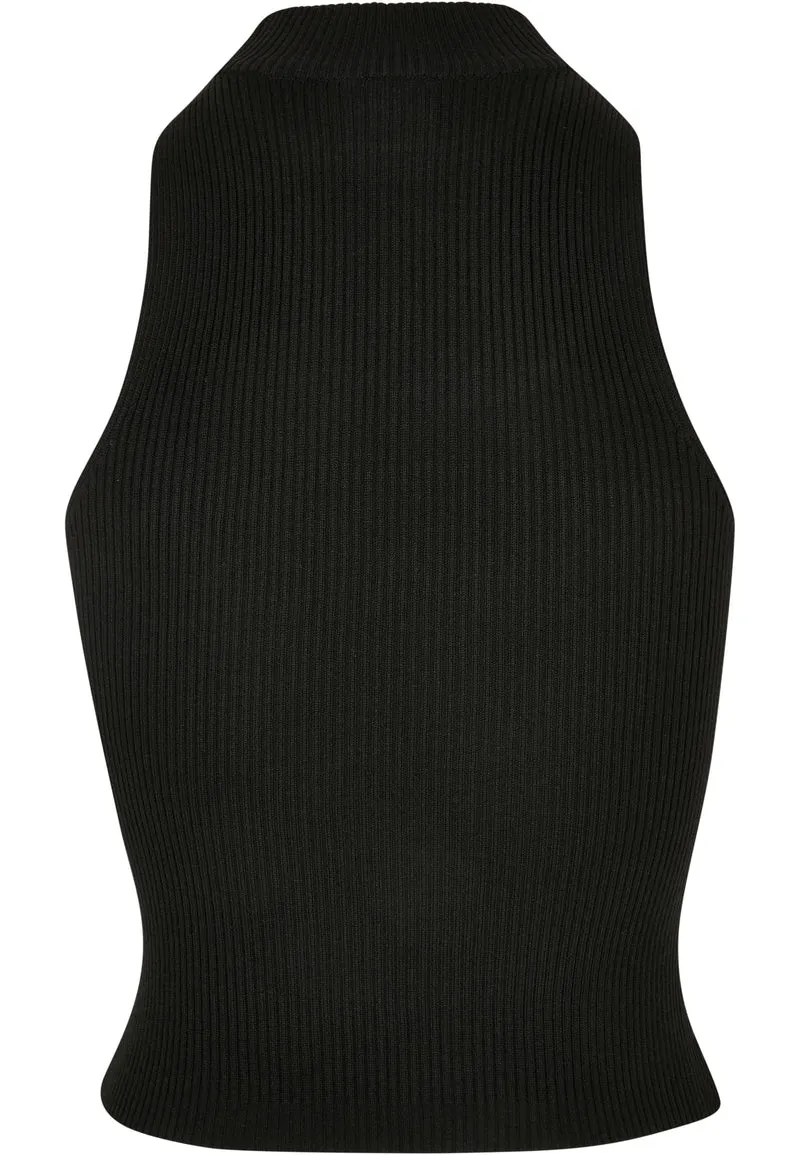 UC Short Rib Knit Turtleneck Top